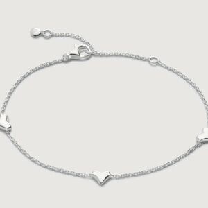Heart Station Chain Bracelet
